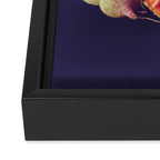 Moody Modern Botanical Floral and Vegetables Framed Canvas Print Gallery Image 3