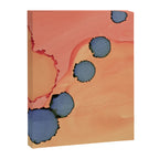 Moon Rising - minimalist abstract painting sun and moon Canvas Print Gallery Image 6