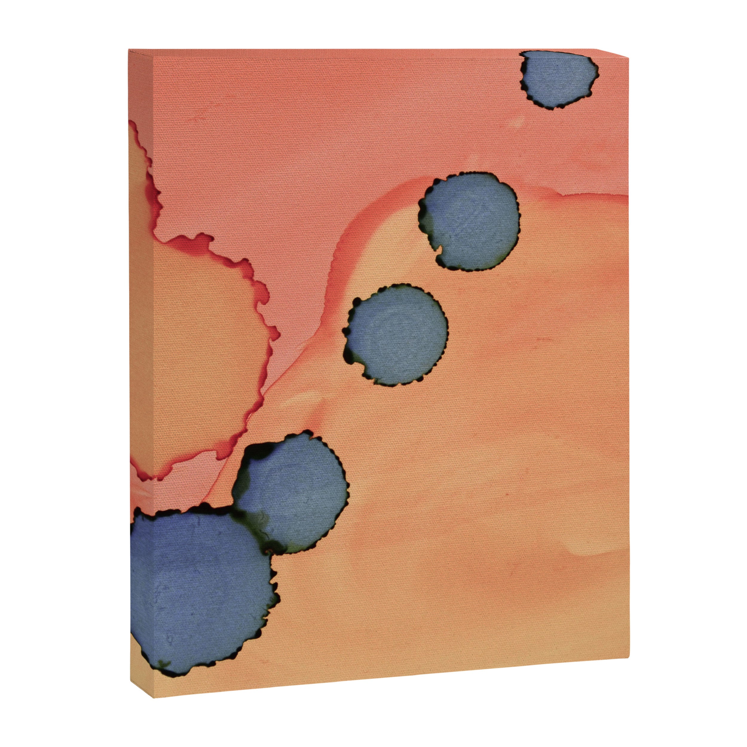 Moon Rising - minimalist abstract painting sun and moon Canvas Print Gallery Image 6