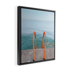 Morning Swim Framed Canvas Print Gallery Image 2