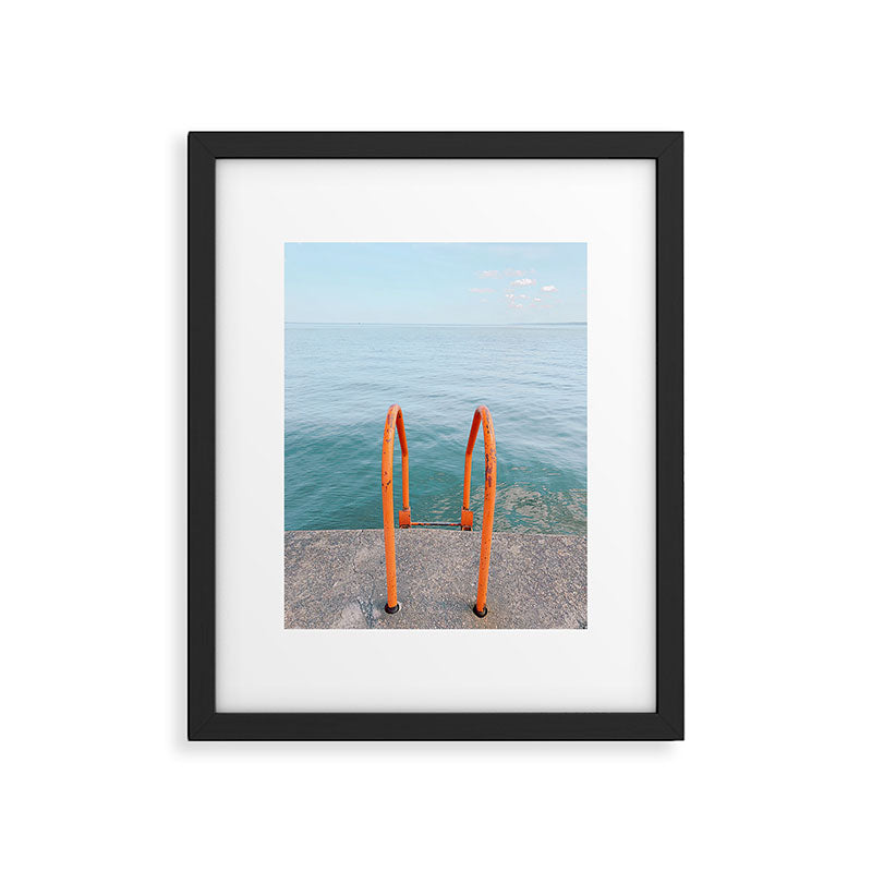 Morning Swim Framed Art Print Gallery Image 4