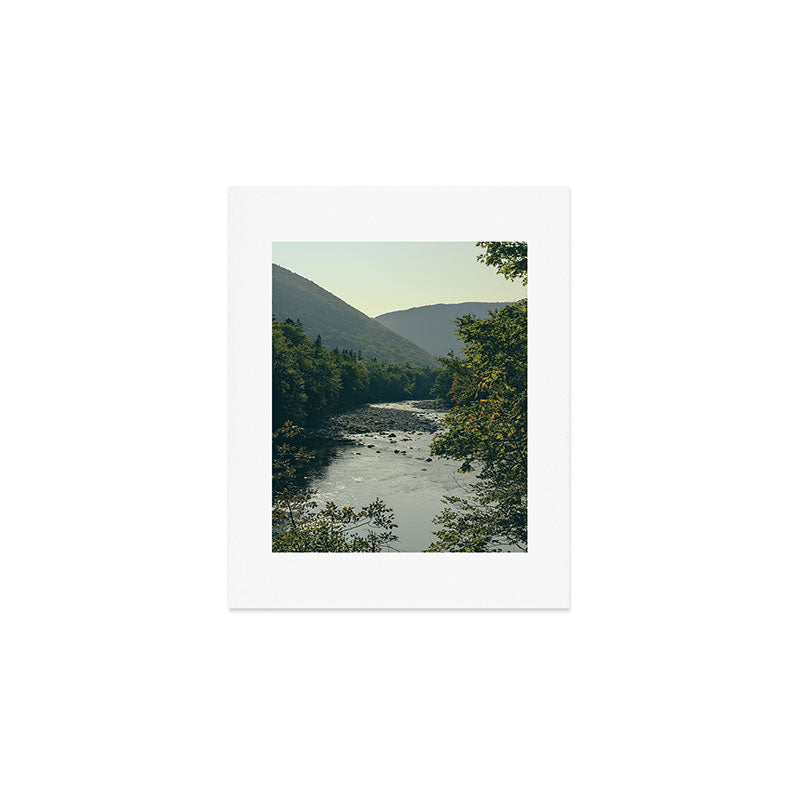 mountains and river - nature travel photography Art Print Gallery Image 1