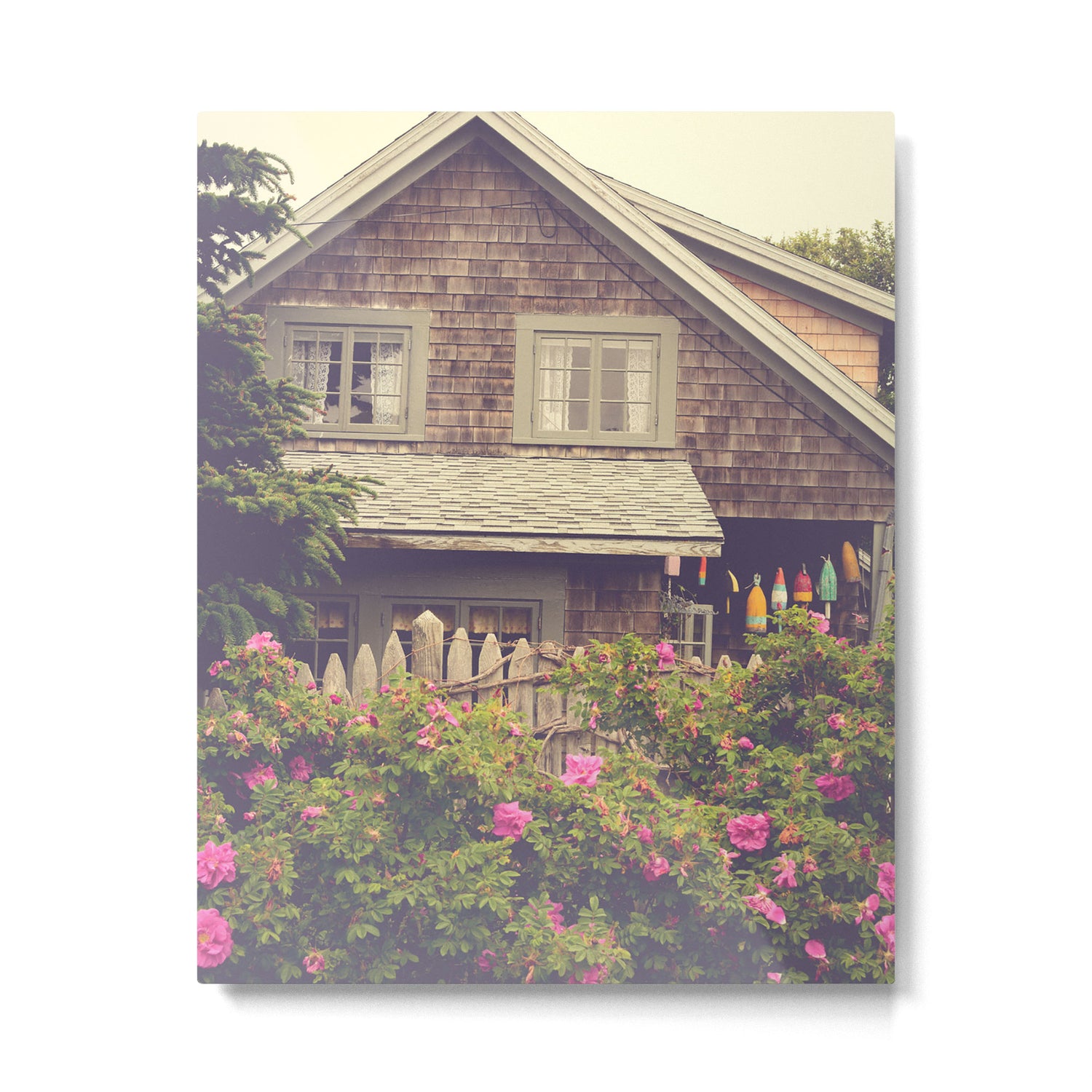 New England Cottage 2 Metal Print Gallery Image 4
