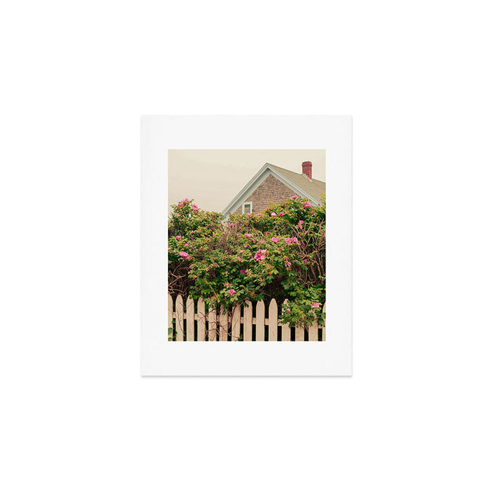 New England Cottage Art Print Gallery Image 1
