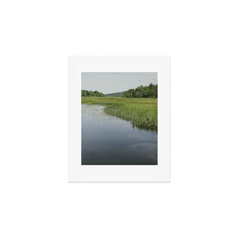 northern landscape - maine travel nature photograph Art Print Gallery Image 1