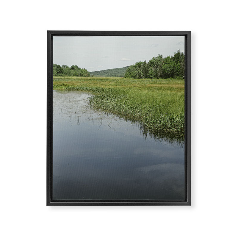 northern landscape - maine travel nature photograph Framed Canvas Print Gallery Image 6