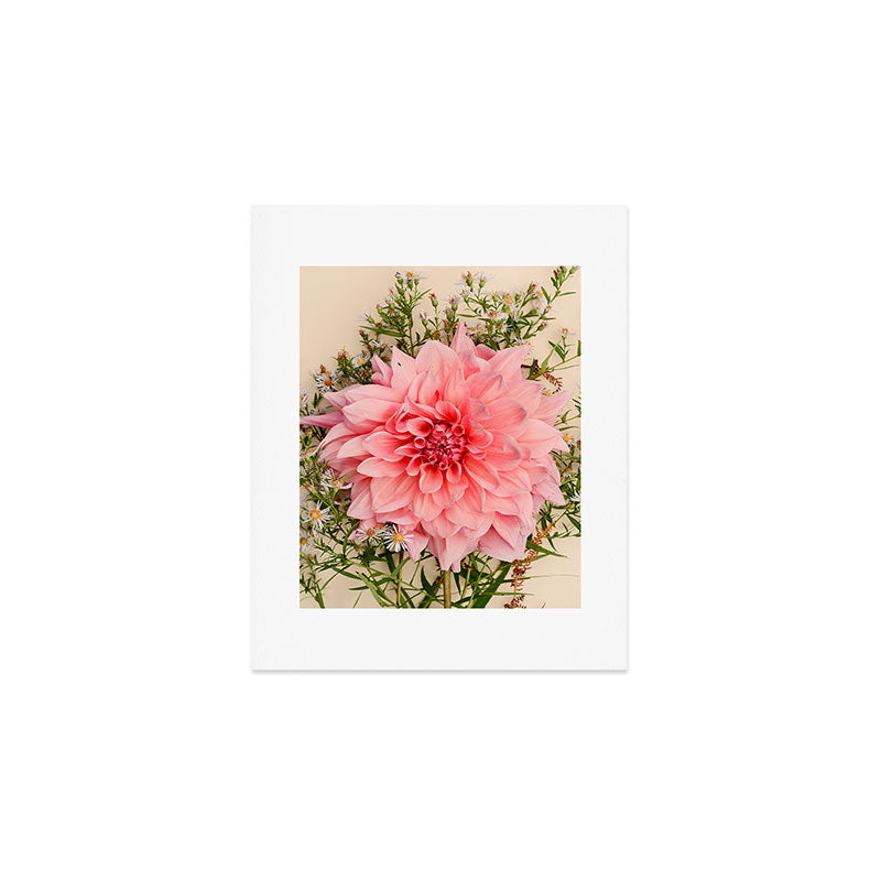 Nuances of Pink - Modern Botanical Dahlia Flower Photography Art Print Gallery Image 1