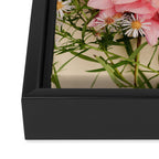 Nuances of Pink - Modern Botanical Dahlia Flower Photography Framed Canvas Print Gallery Image 3