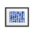 Ocean Colors Watercolor Abstract Framed Art Print Gallery Image 5
