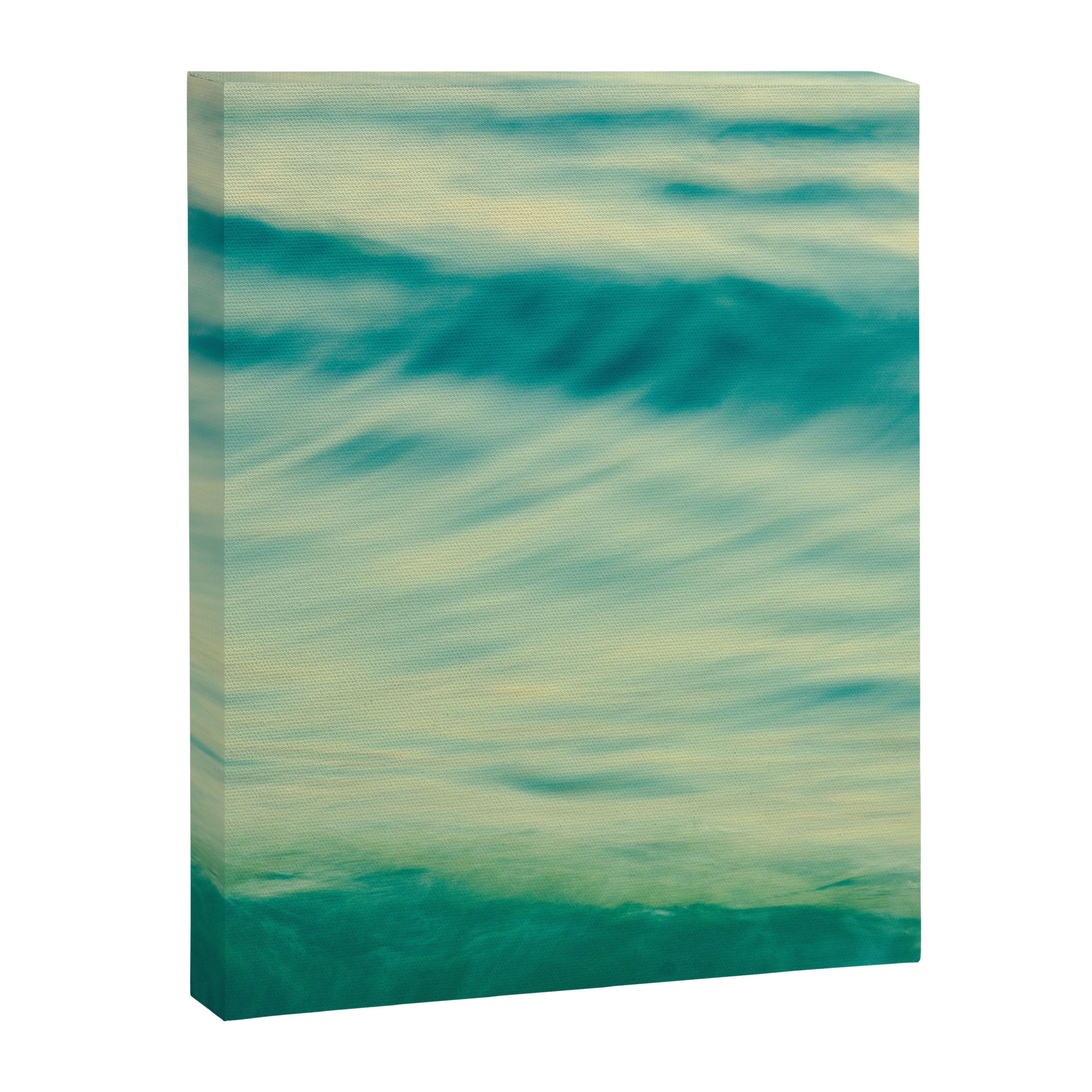 Ocean Waves Abstract Canvas Print Gallery Image 6