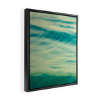 Ocean Waves Abstract Framed Canvas Print Gallery Image 2