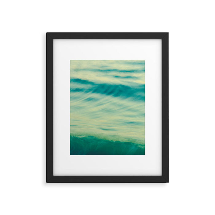Ocean Waves Abstract Framed Art Print Gallery Image 1
