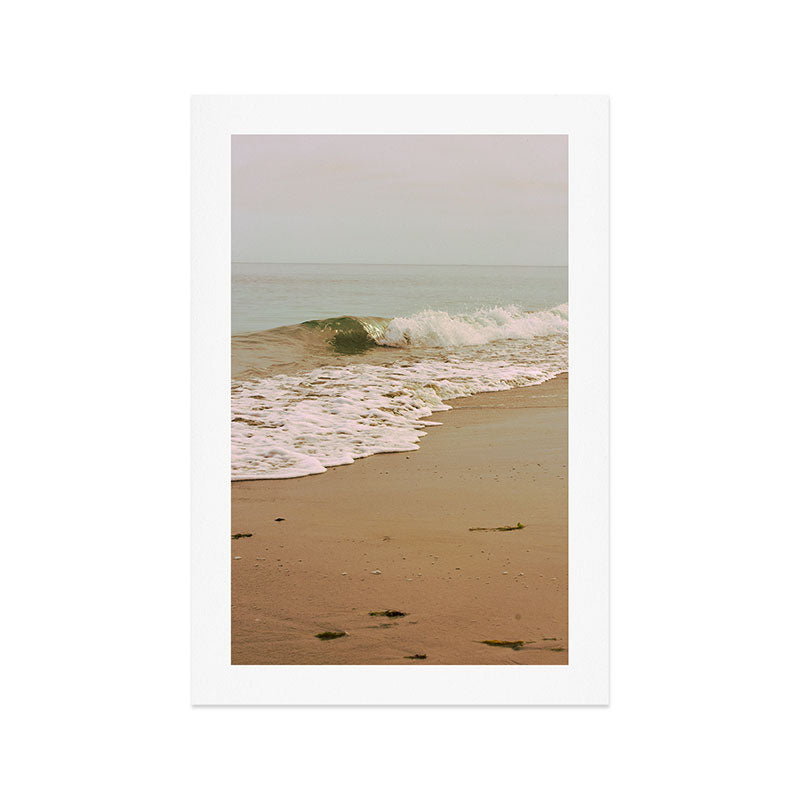 Ocean Waves on the Beach Art Print Gallery Image 1