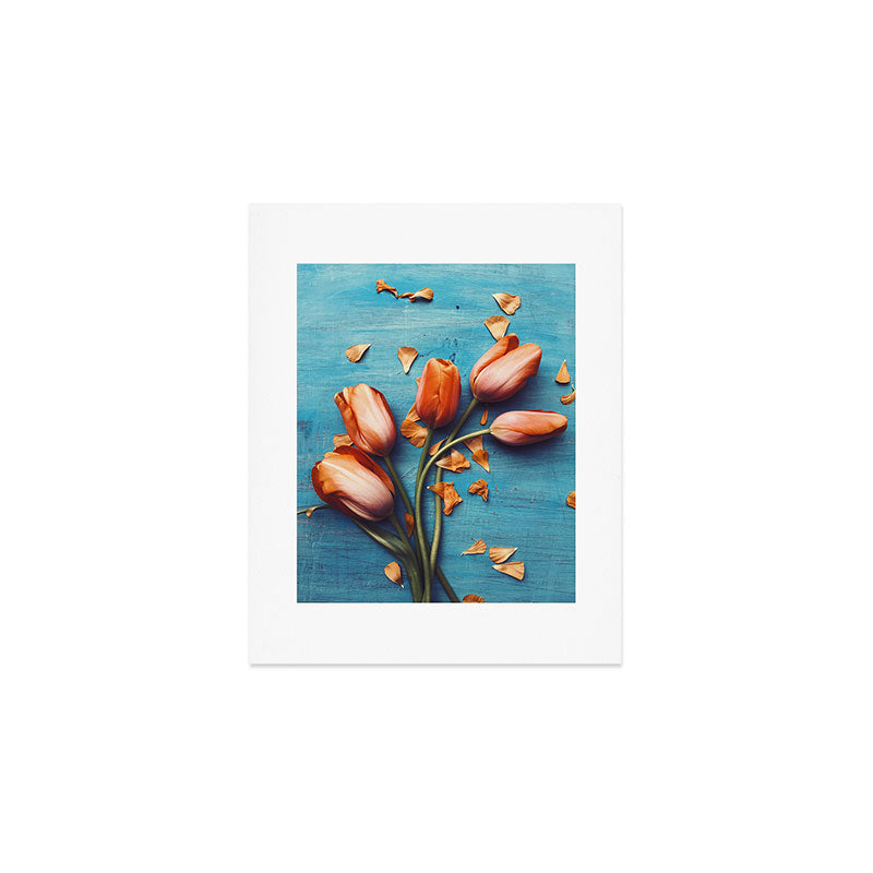 Orange Tulips Art Print Gallery Image 1