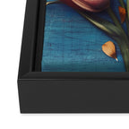 Orange Tulips Framed Canvas Print Gallery Image 3