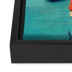 Orange Wedge Framed Canvas Print Gallery Image 3
