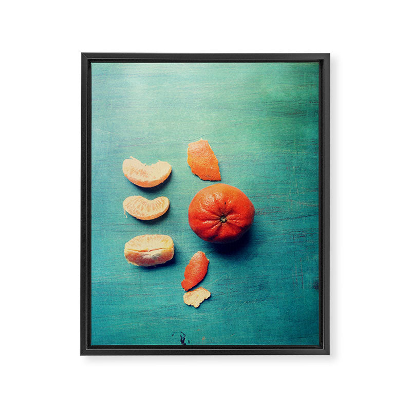 Orange Wedge Framed Canvas Print Gallery Image 6