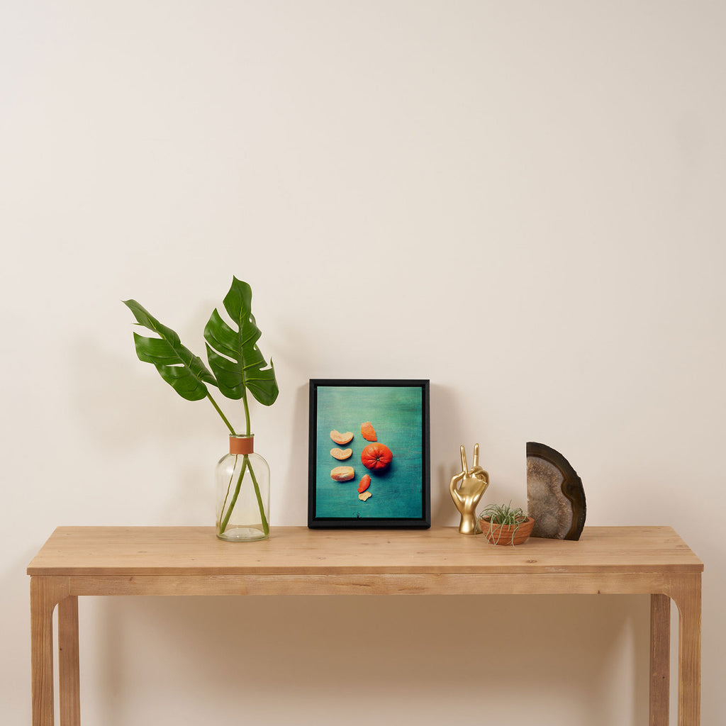 Orange Wedge Framed Canvas Print Gallery Image 4