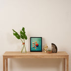 Orange Wedge Framed Canvas Print Gallery Image 4