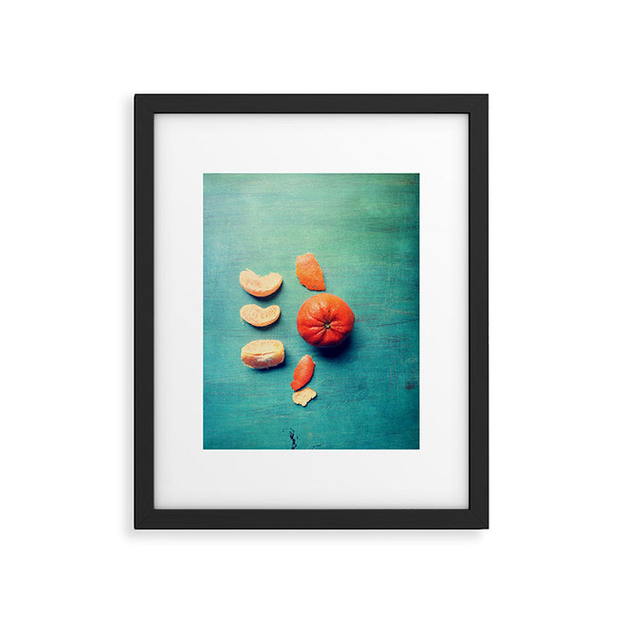 Orange Wedge Framed Art Print Gallery Image 1