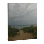 Overcast x beautiful Michigan beach photograph summer travel Canvas Print Gallery Image 6
