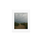 Overcast x beautiful Michigan beach photograph summer travel Art Print Gallery Image 1