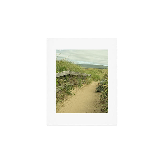 path to the beach - coastal nature photograph Art Print Gallery Image 1