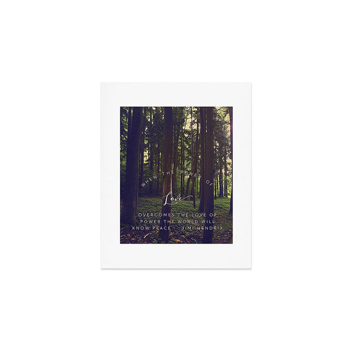 Peace and Love Art Print Gallery Image 1