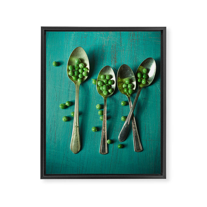 Peas Please Framed Canvas Print Gallery Image 1