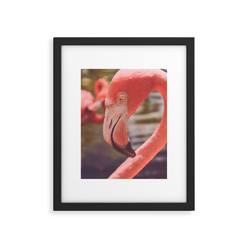 Pink Flamingo II Framed Art Print Gallery Image 5