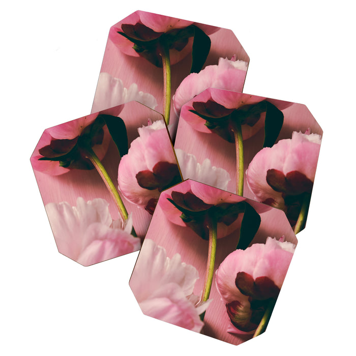 Pink Peony Love Coaster Gallery Image 1