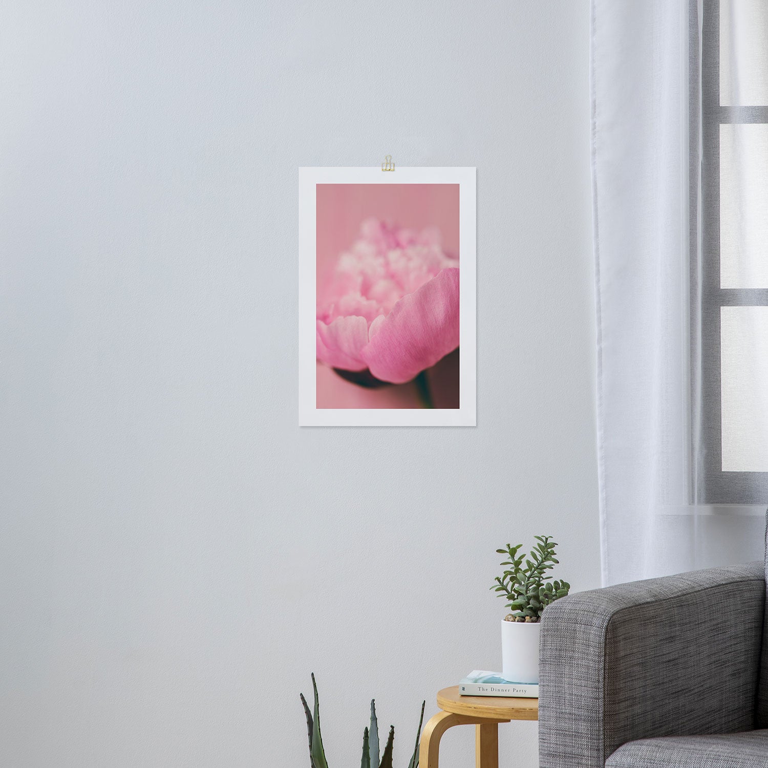 Pink Peony Love II Art Print Gallery Image 3