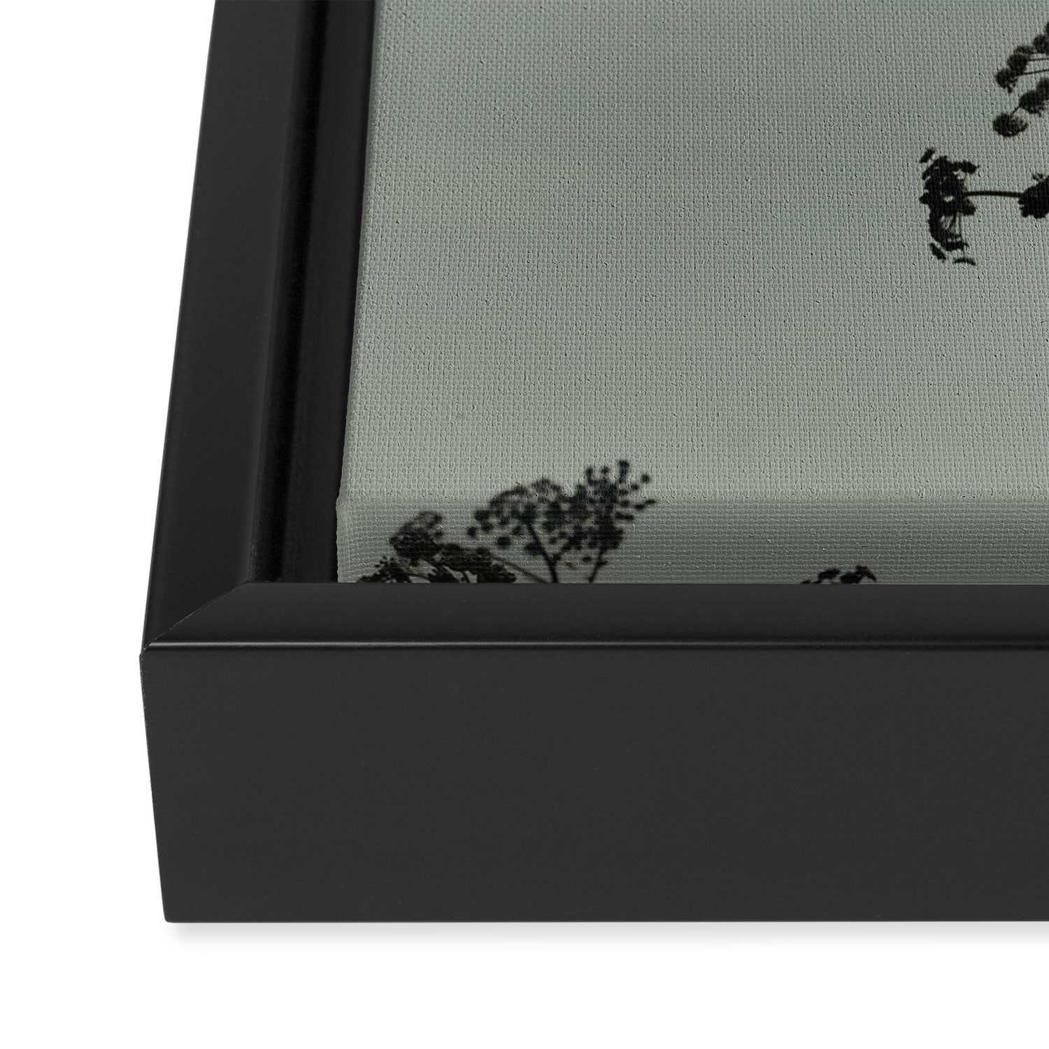 Presence x wildflower moody botanical photograph Framed Canvas Print Gallery Image 3