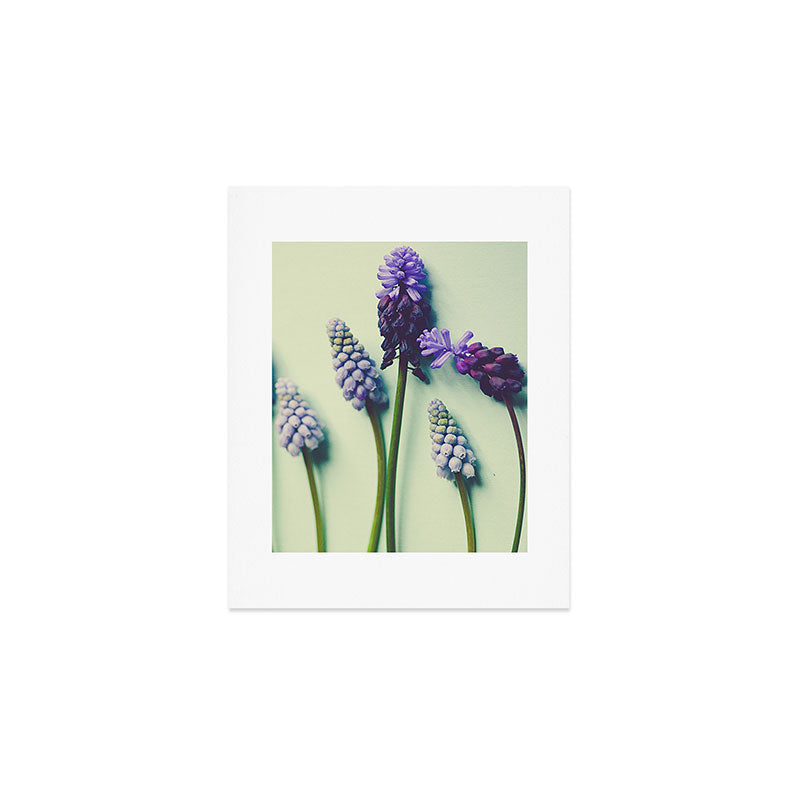 Pretty Blue Flowers Art Print Gallery Image 1