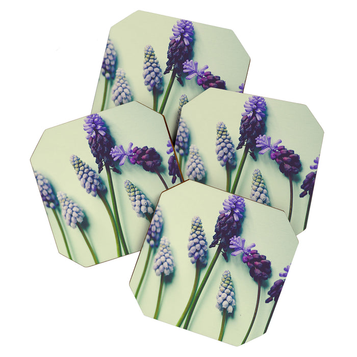 Pretty Blue Flowers Coaster Gallery Image 1