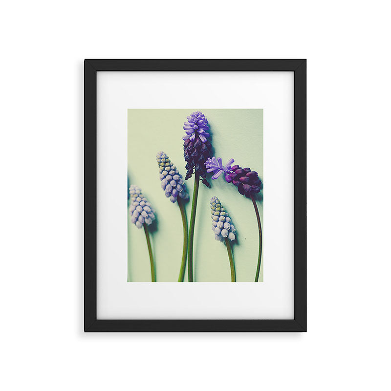 Pretty Blue Flowers Framed Art Print Gallery Image 5