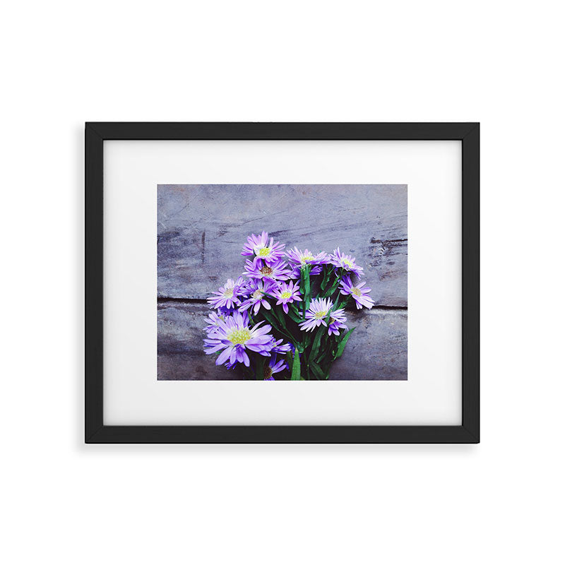Pretty Blue Flowers Framed Art Print Gallery Image 5