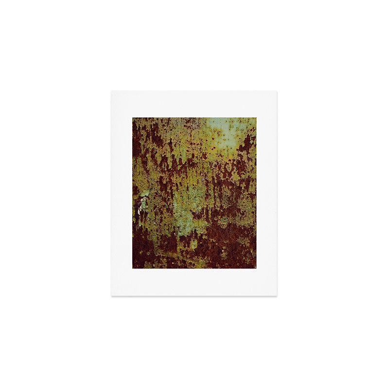 Pretty Green Abstract Texture I Art Print Gallery Image 1