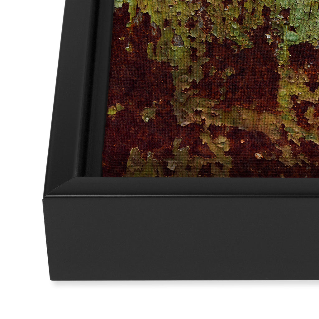 Pretty Green Abstract Texture I Framed Canvas Print Gallery Image 3