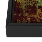 Pretty Green Abstract Texture I Framed Canvas Print Gallery Image 3