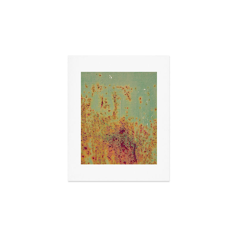 Pretty Green Abstract Texture II Art Print Gallery Image 1