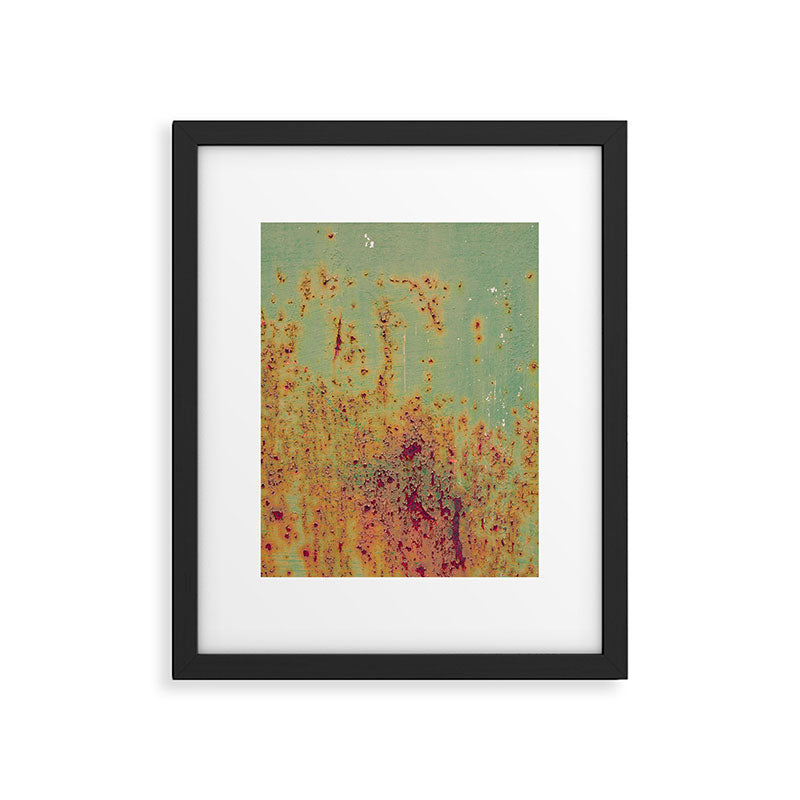 Pretty Green Abstract Texture II Framed Art Print Gallery Image 5