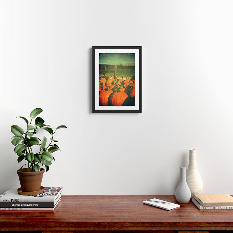 Pumpkin Patch Framed Art Print Gallery Image 2