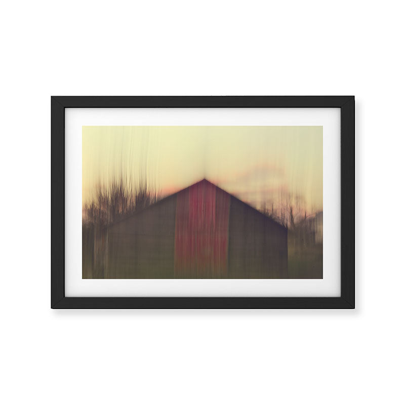 Red Barn Framed Art Print Gallery Image 2