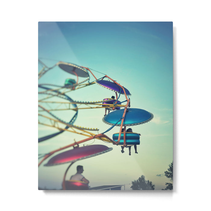 Riding Up to the Sky Metal Print Gallery Image 1