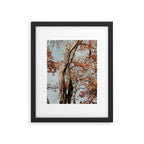 Russet - autumn tree photograph fall colors travel cottagecore Framed Art Print Gallery Image 5