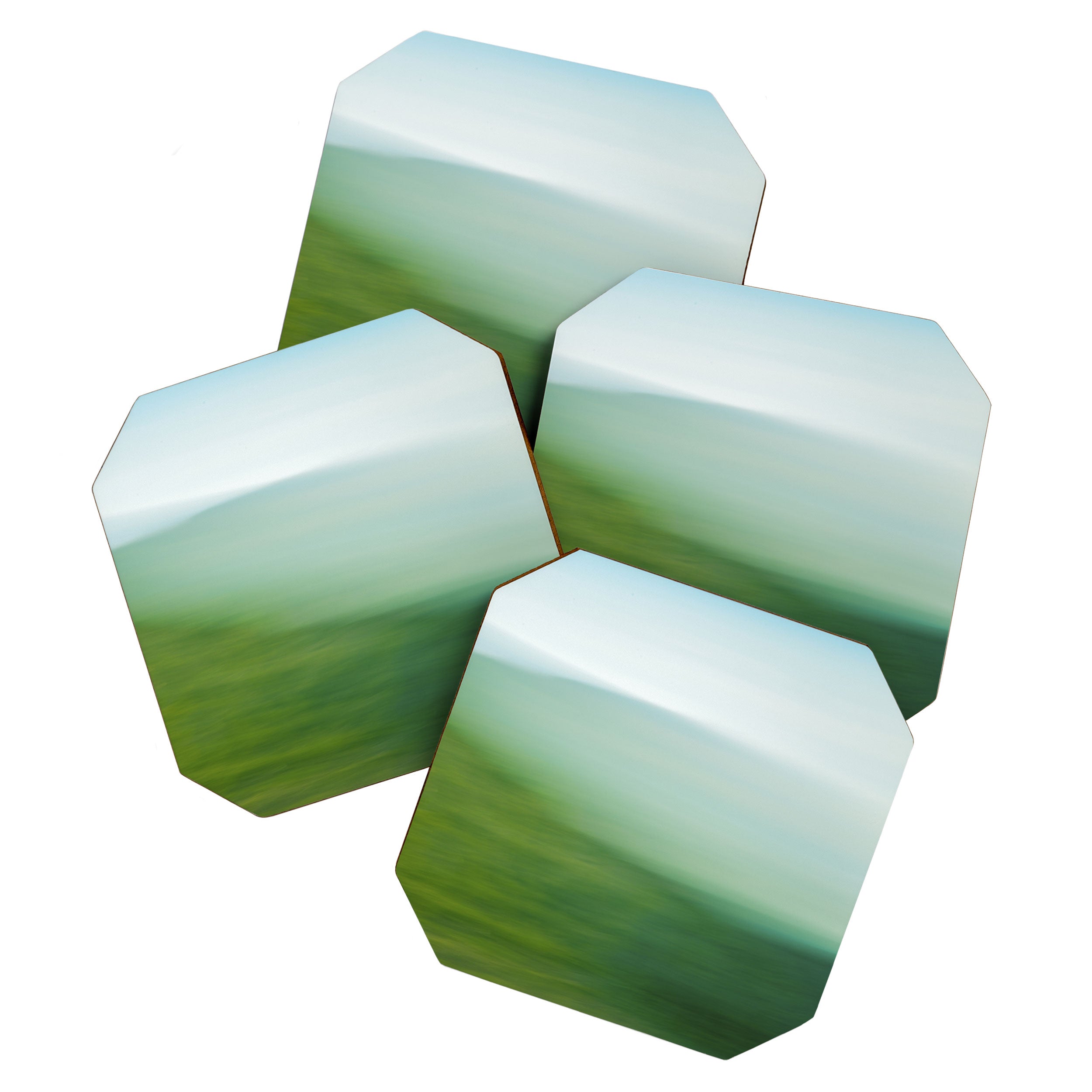 sea and sky - square abstract nature photograph Coaster Gallery Image 1