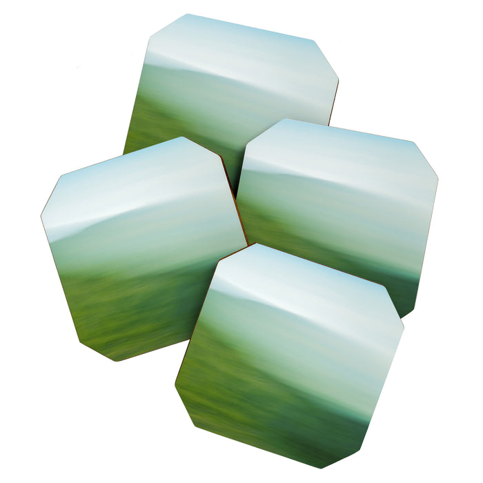 sea and sky - square abstract nature photograph Coaster Gallery Image 1