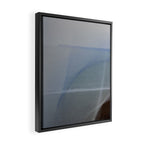 Seascape Double Exposure Abstract 1. - long exposure blue ocean photograph  Framed Canvas Print Gallery Image 2