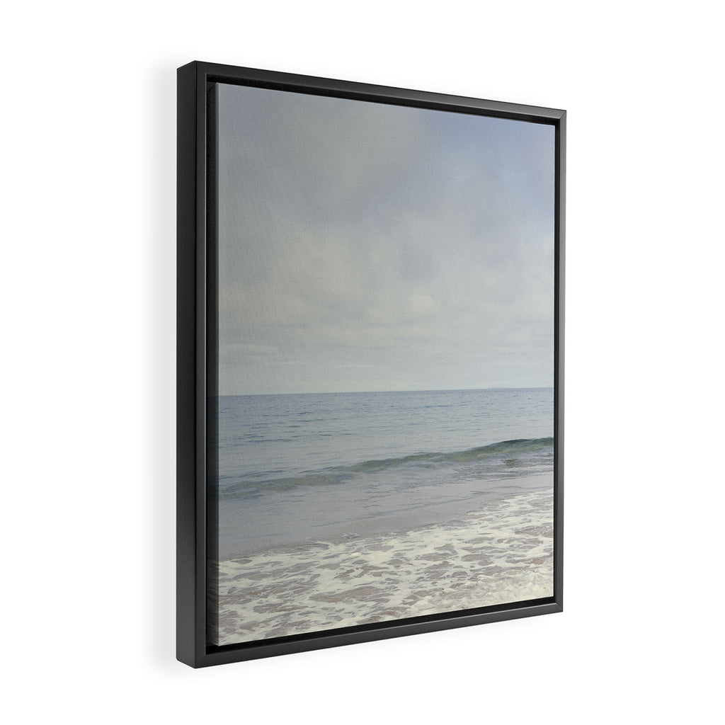 seascape no. 7 - ocean waves photograph Framed Canvas Print Gallery Image 2